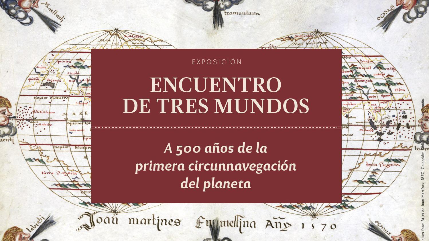 Exposición Encuentro de tres mundos.