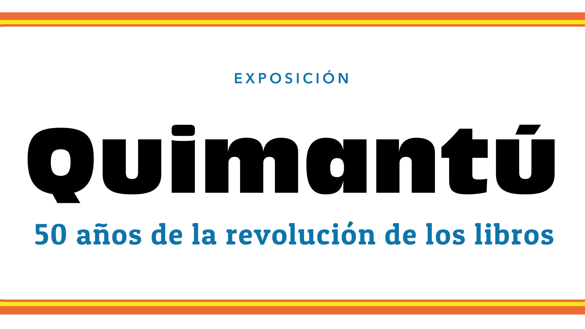 Imagen de inicio y título de la exposición