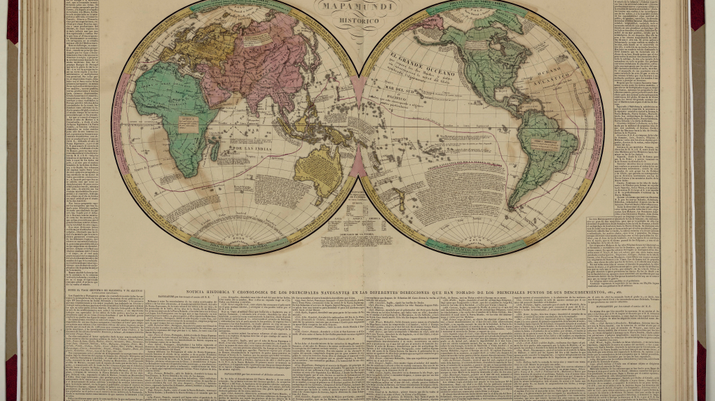 Atlas histórico, genealógico, cronológico, geográfico, etc. de Lesage.