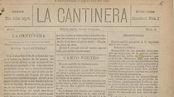 La cantinera, número 1