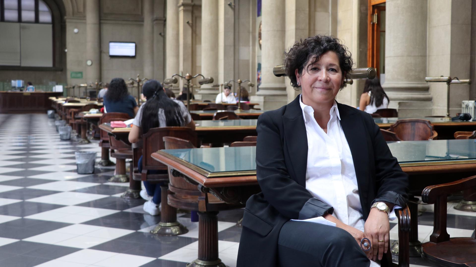 Soledad Abarca, Directora de la Biblioteca Nacional de Chile.