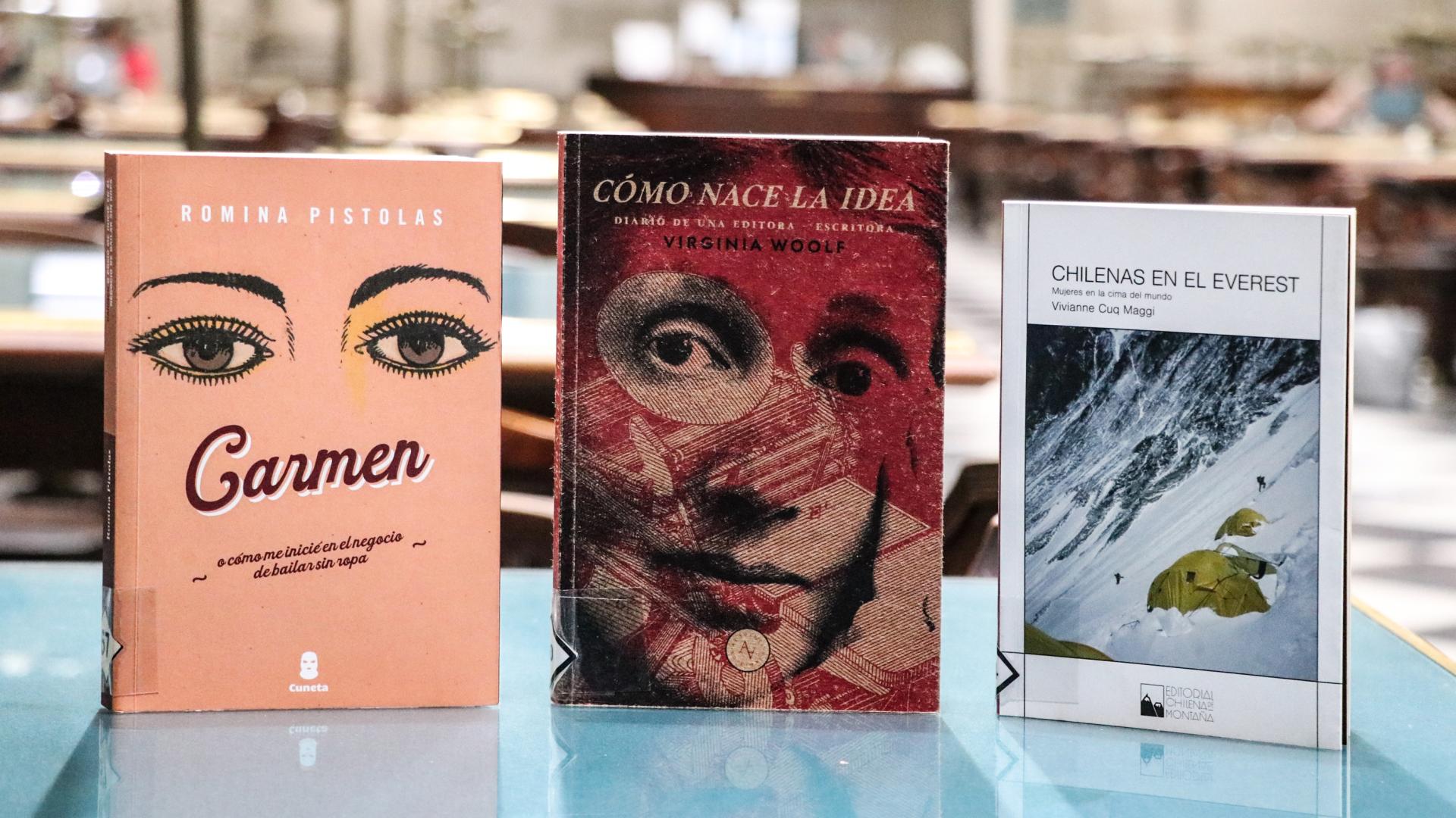 Parte de los títulos incorporados a la sección Chilena 