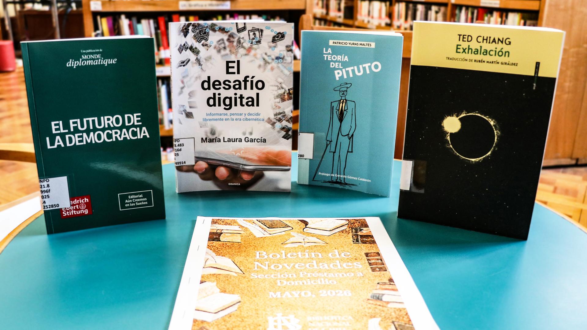 Algunas de las nuevas obras disponibles a partir de este mes en la BN.