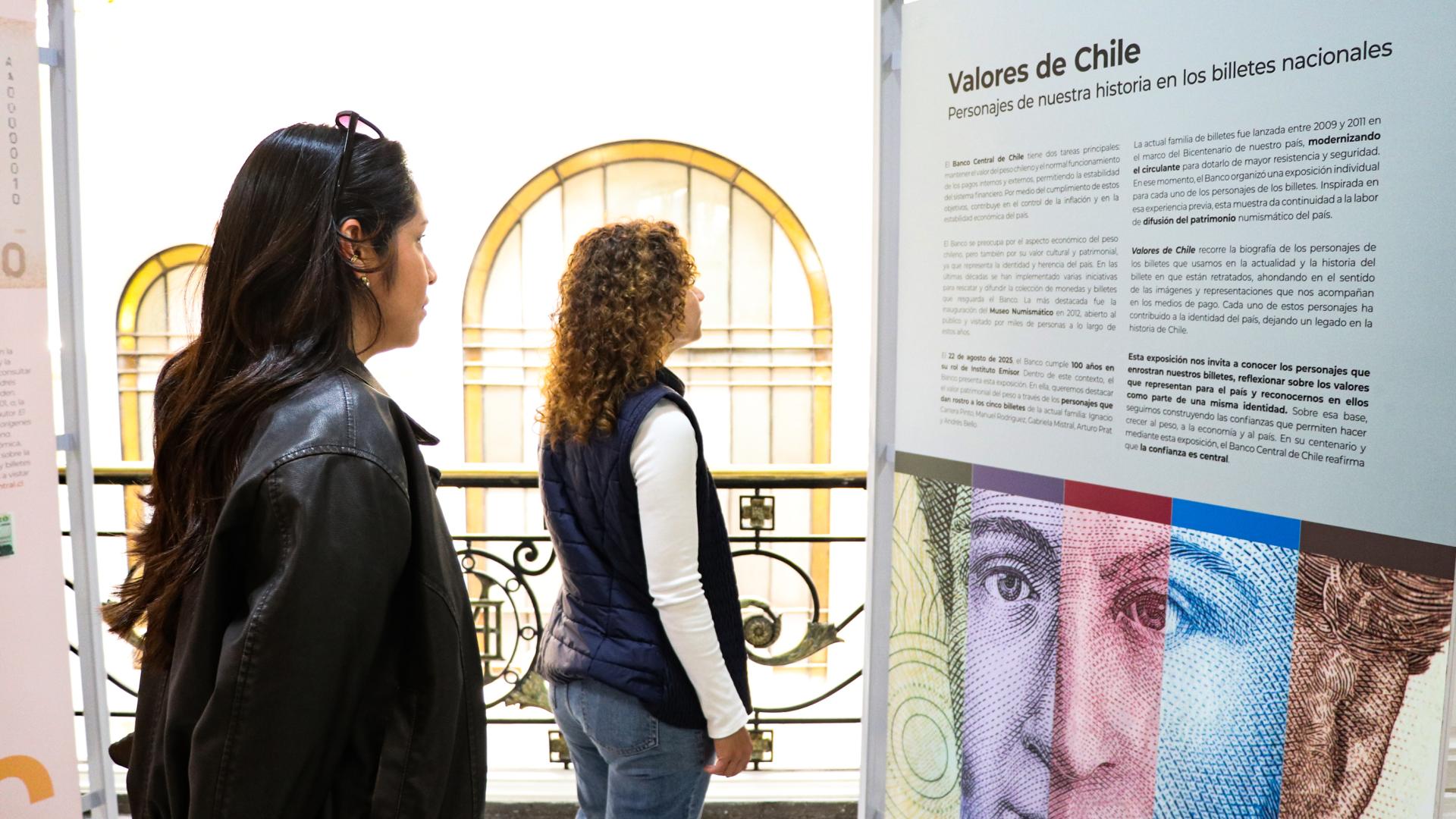Valores de Chile billetes