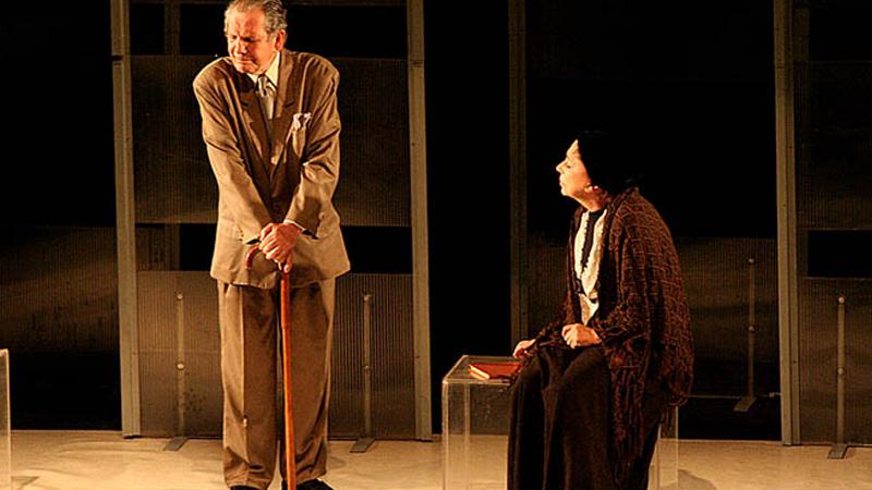 Imagen de la obra "Borges frente a Borges"