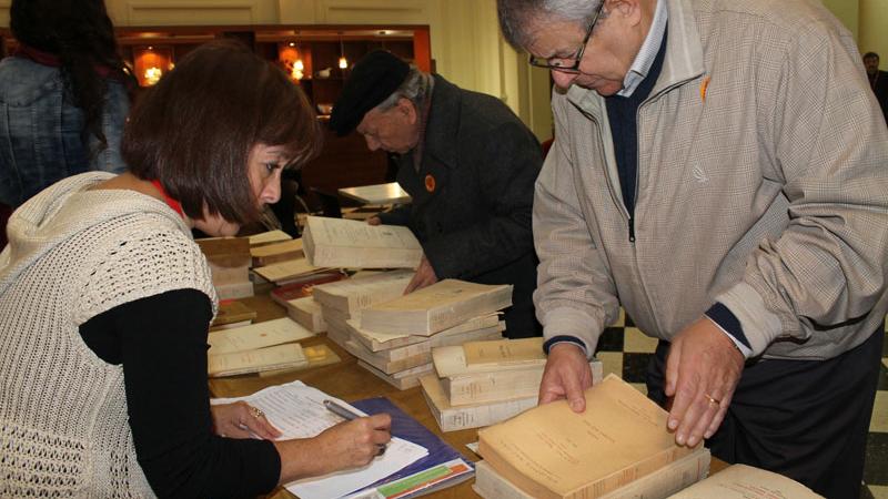 Venta de libros en Día del Patrimonio