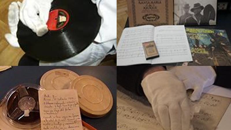 Pasantías y prácticas en el Archivo de Música.
