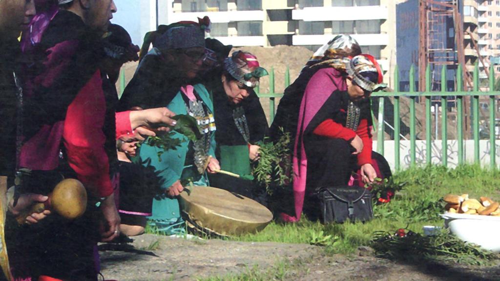 Portada de libro Mujeres mapuche migrantes.