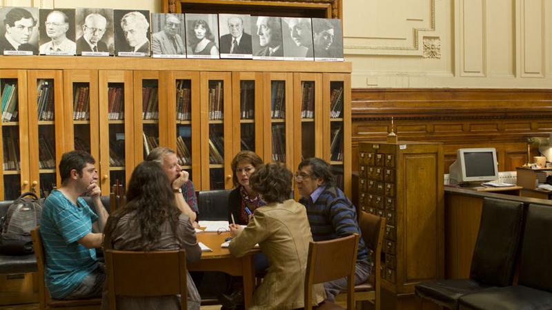 Sala del Archivo de Música.