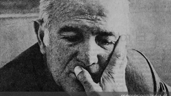 Carlos Droguett hacia 1973.