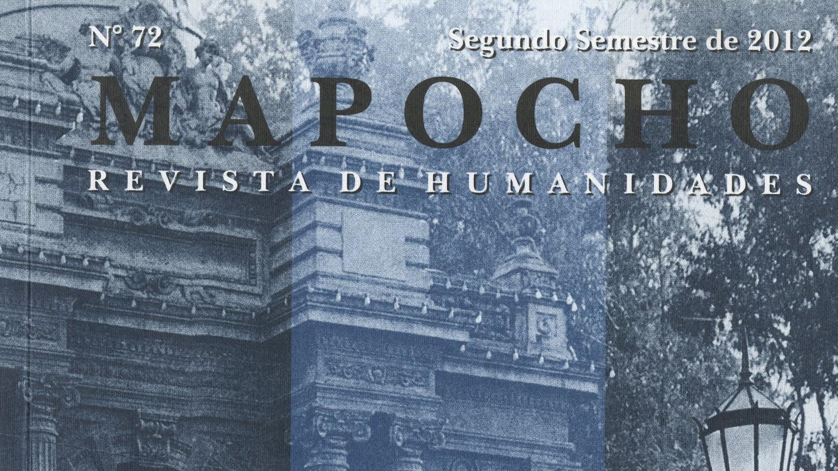 Detalle de portada Mapocho N°72
