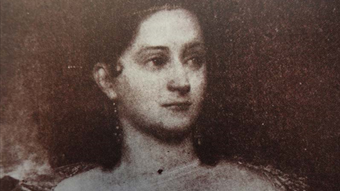 Retrato de Isidora Zegers, de R. Monvoisin.