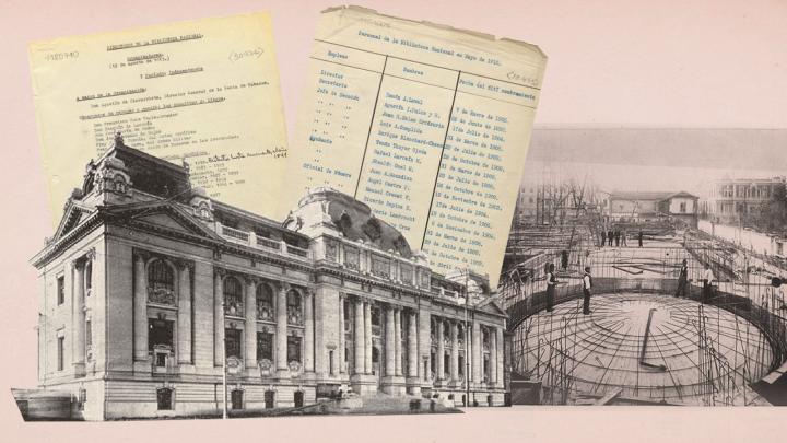 Composición para el minisitio "Biblioteca Nacional de Chile"