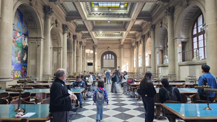 Salón de lectura Gabriela Mistral durante el Día del Patrimonio 2026