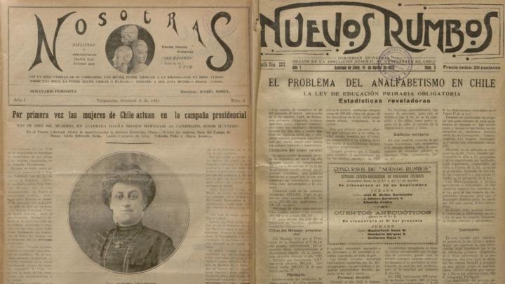 Biblioteca Nacional Digital incorpora históricos documentos de la prensa feminista y sindical de Chile