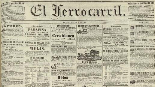 El ferrocarril, 9 de diciembre de 1863