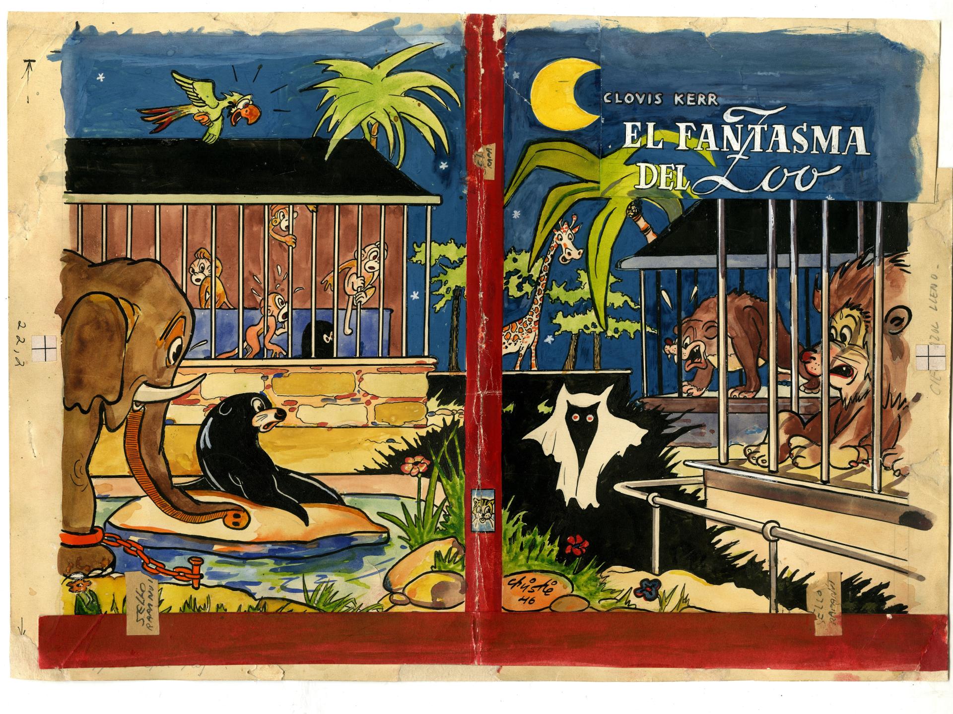 Portada del fantasma del zoo.