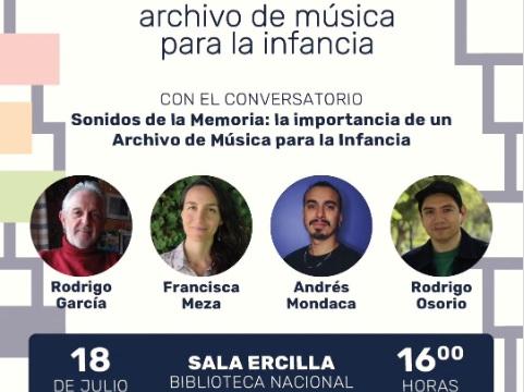 Conversatorio sobre Archivo de la Música para la Infancia.