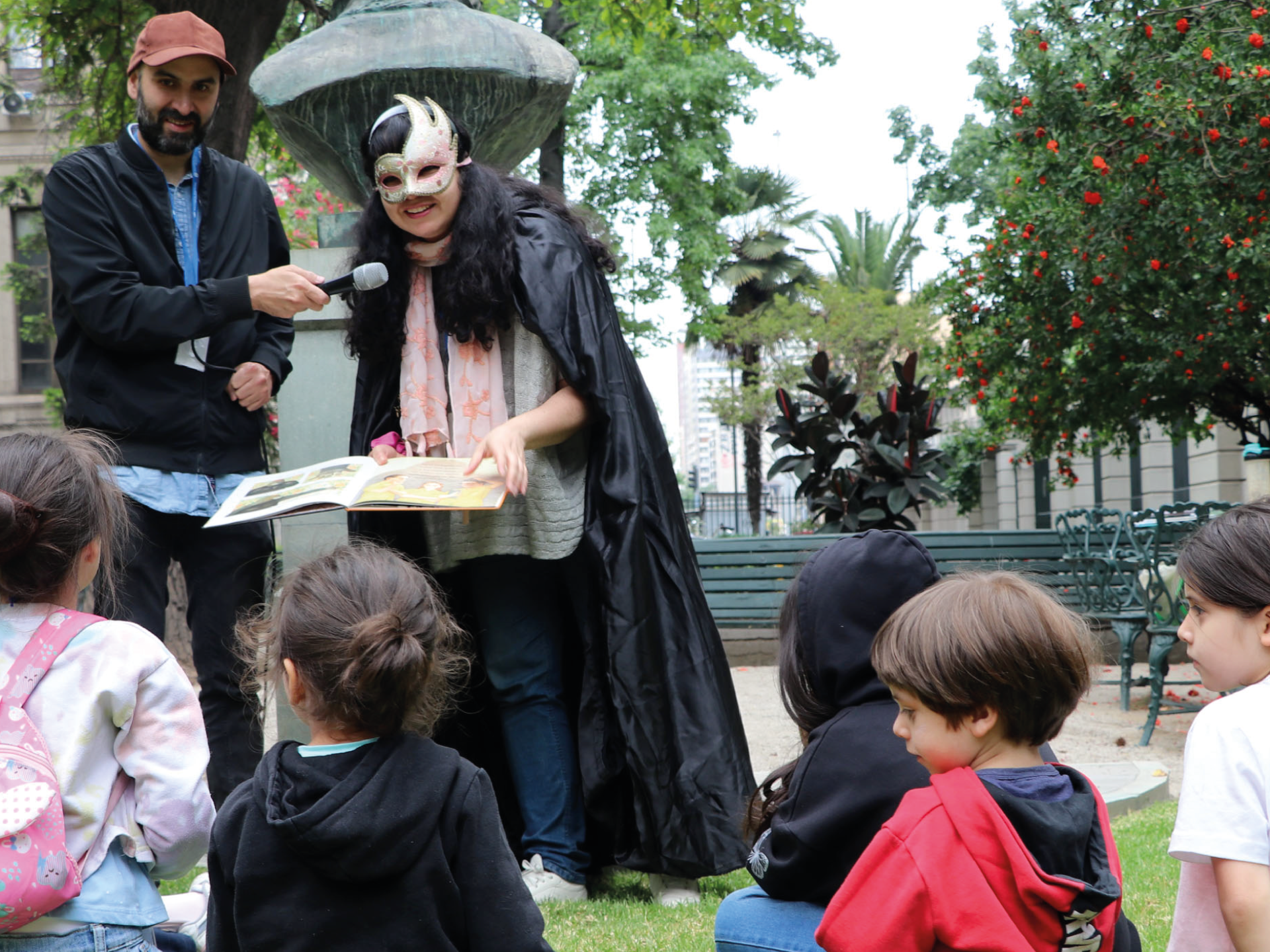 La actividad será en los jardines de la BN. 