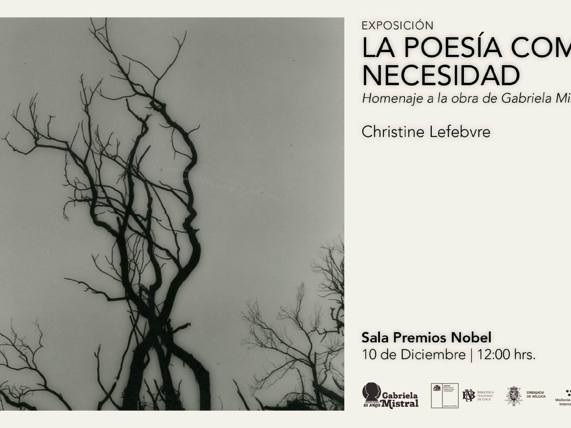 La poesía como necesidad, homenaje a Gabriela Mistral.