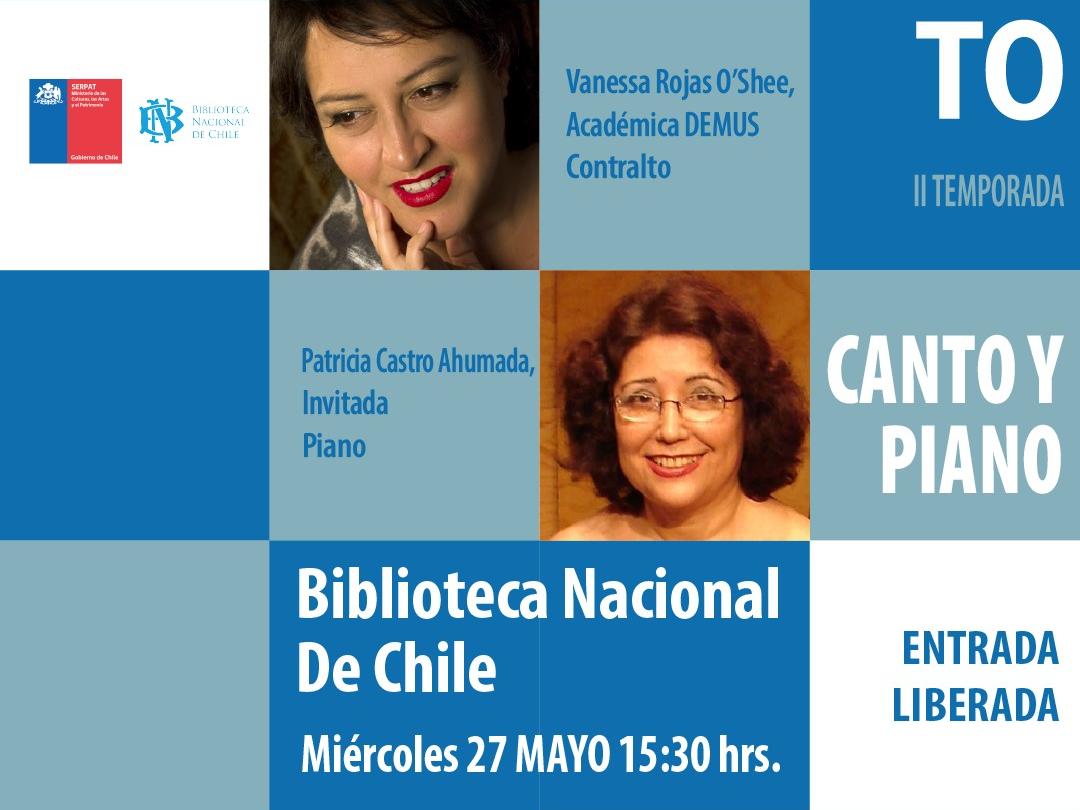 Concierto de canto y piano