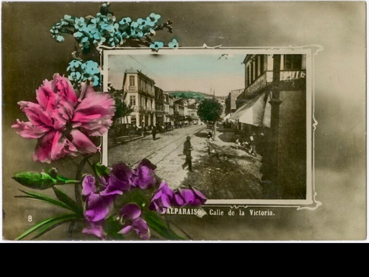 Calle de la Victoria, Valparaíso, Chile.