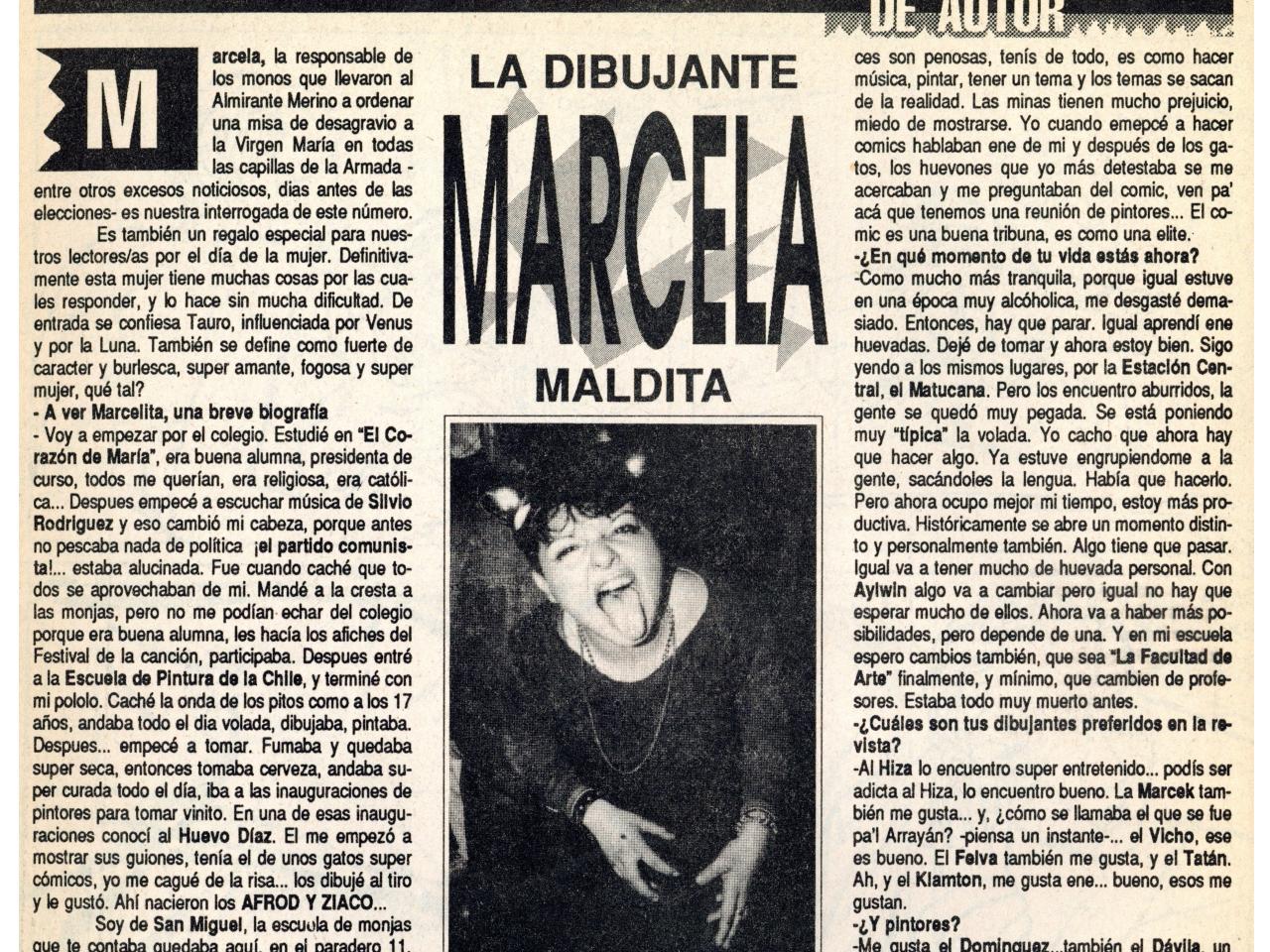 Marcela Trujillo - La dibujante Marcela maldita, nº22