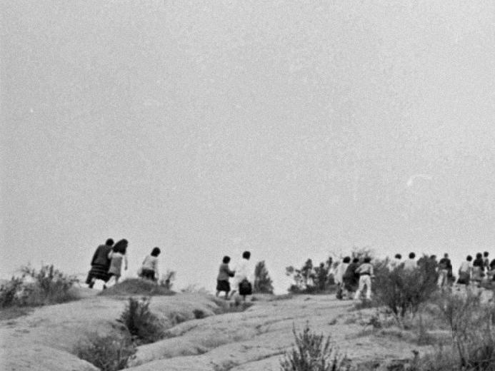 Asistentes a las supuestas apariciones de la Virgen de Peñablanca