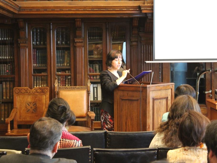 Cecilia Jaña, consejera del Colegio de Bibliotecarios