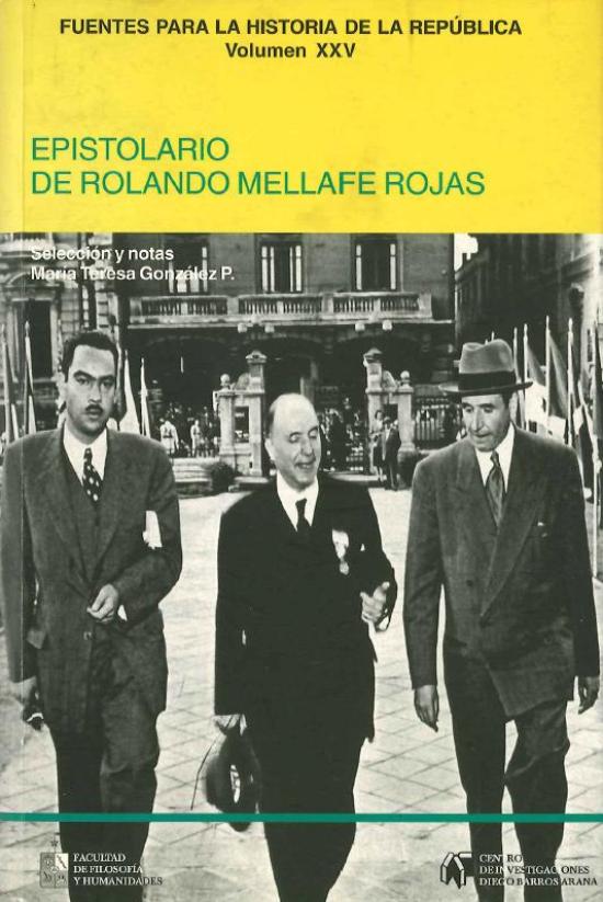 Tapa amarilla con fotografía de Rolando Mellafe 