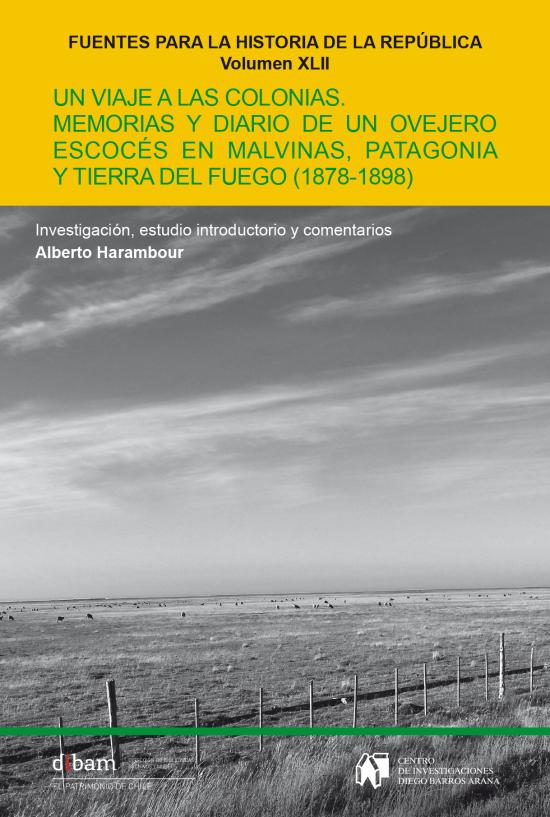 Un viaje a las colonias Tapa amarilla con fotografía de la pampa patagónica