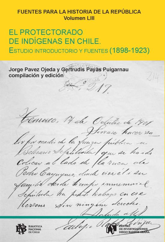 Tapa amarilla con imagen de una oficio de 1901
