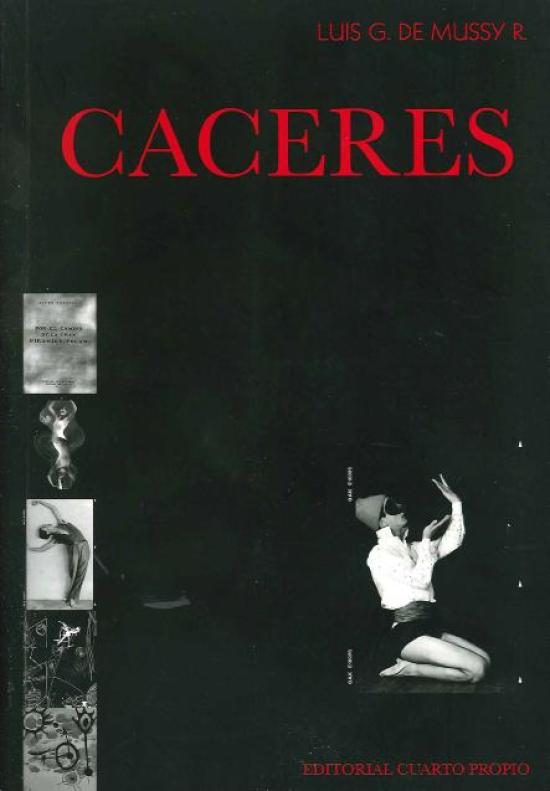 Tapa negra con composición fotográfica con imágenes de Jorge Cáceres