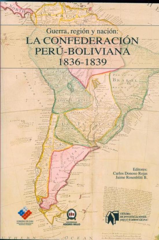 Portada con detalle de mapa de América del sur, de 1715