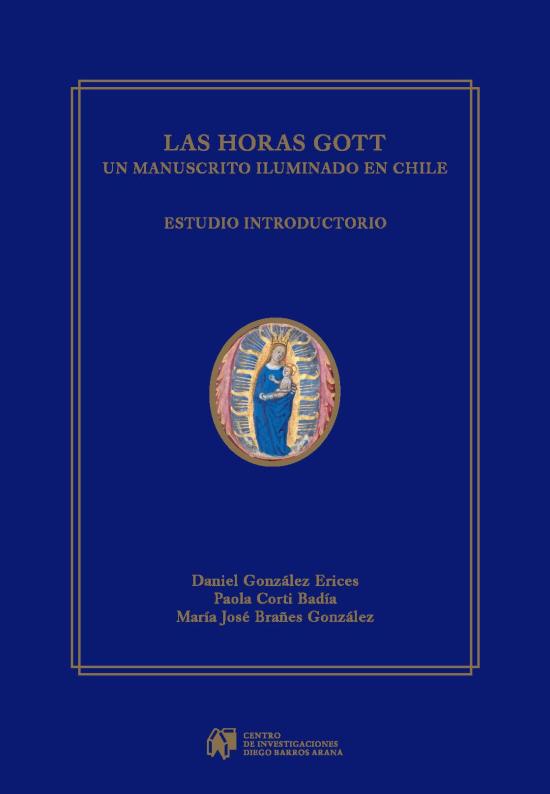 Tapa azul con título en letras doradas 