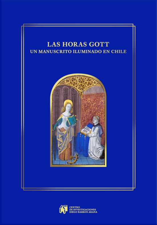 Tapa azul con imagen del interior 