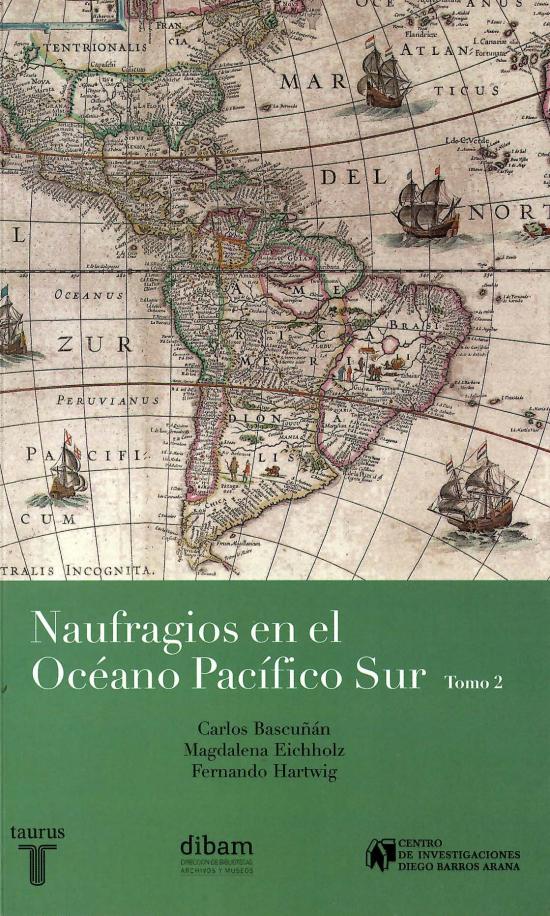 Tapa verde con mapa de América del Sur del siglo XVIII