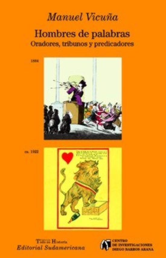 Tapa naranja con caricaturas de "El padre Padilla" y de Arturo Alessandri 