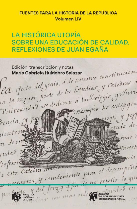 La histórica utopía sobre una educación de calidad Tapa amarilla con detalle del folleto titulado Nuevo plan de estudios para el curso de humanidades, 1858,