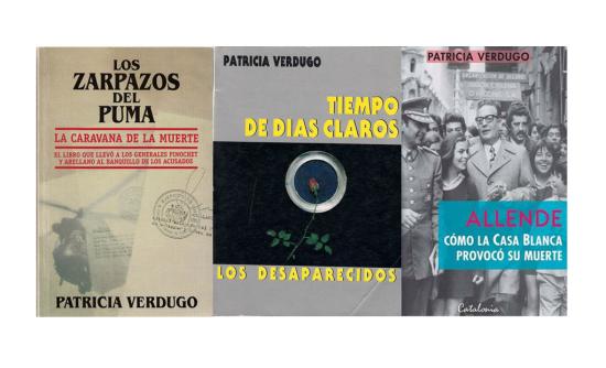 Portadas de libros escritos por Patricia Verdugo