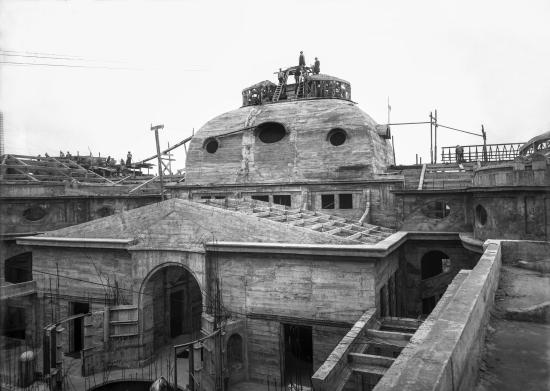 Construcción de la Biblioteca Nacional