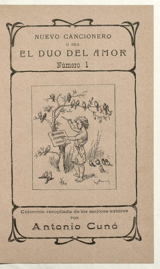 Nuevo cancionero o sea el dúo del amor