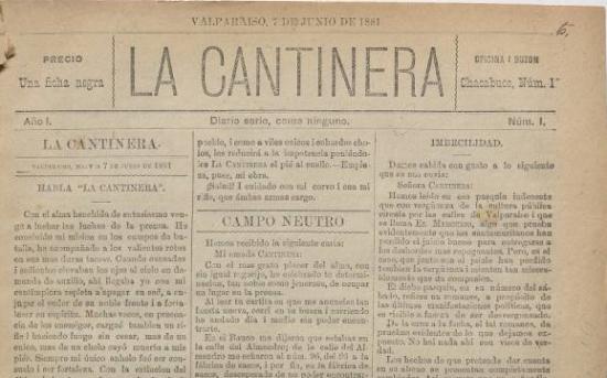 La cantinera, número 1