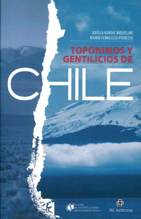 Portada azul, letras blancas con silueta de Chile longitudinal