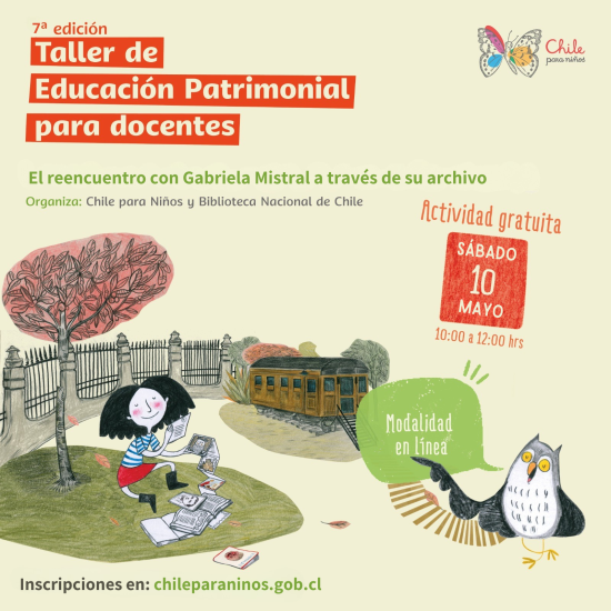 Flyer taller Chile para Niños
