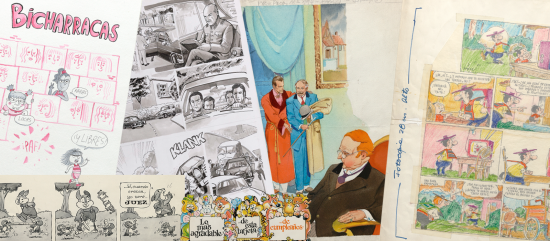 En la carga de 2025 del Archivo de la Gráfica Chilena destacan las tarjetas de saludo de la empresa Village y obras originales de autoras y autores de la historieta nacional.