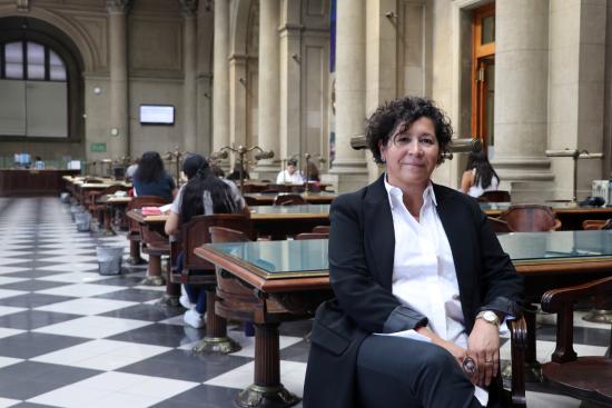 Soledad Abarca, Directora de la Biblioteca Nacional de Chile.