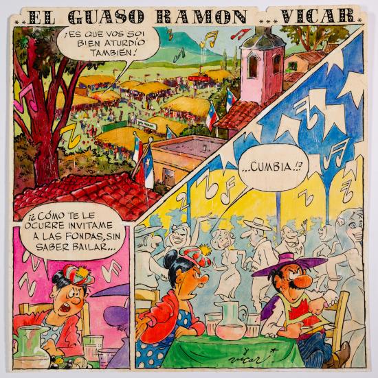 El “guaso Ramón”, es uno de los personajes más conocidos de Vicar.