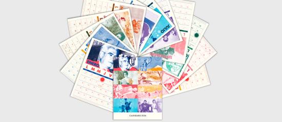 El Calendario 2026 de Memoria Chilena presenta una ilustración original creada usando obras que forman parte del Patrimonio Cultural Común.