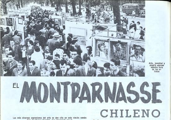 Primera Feria de Artes Plásticas. Revista En Viaje, n° 322, Santiago, agosto de 1960, página 30.